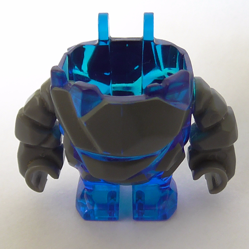 Body Rock Monster - Torso/Legs with Dark Bluish Gray Arms Assembly