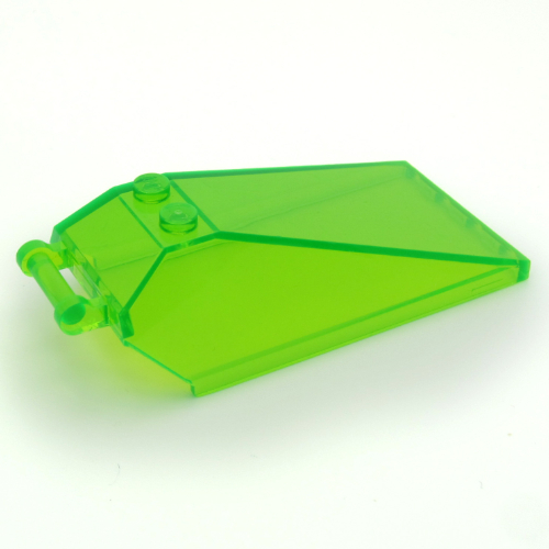 Windscreen 8 x 4 x 2 with Handle and 2 Studs [Solid Studs] [Plain]