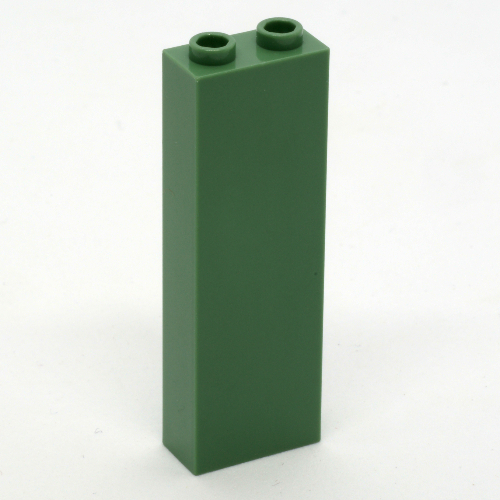 Image of part Brick 1 x 2 x 5 with Blocked Open Studs and Bottom Stud Holder with Asymmetric Ridges