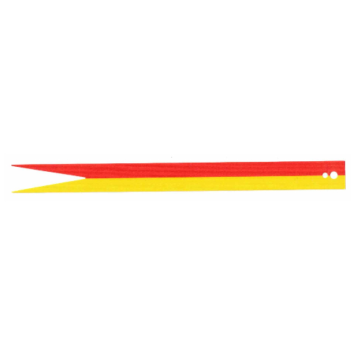 Banner, Long 19 x 2 with Yellow and Red print