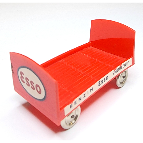 HO Scale Bedford ESSO Barrel Trailer