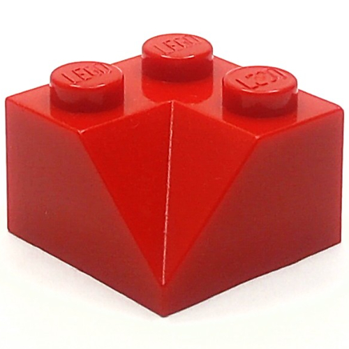 Brick Sloped 45° 2 x 2 Double Concave Smooth