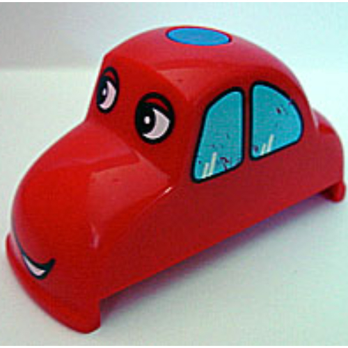 Duplo Car Body Rounded with Face Print & Sound (Brick Runner)