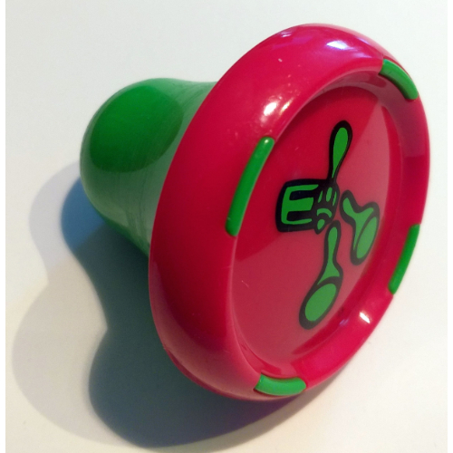 Music Builder Sound Plug with Bright Green Base and Bright Green Maracas Print