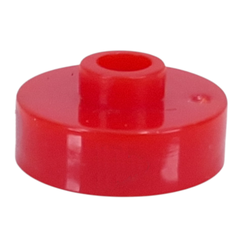 Pen Bead, Round Short, Flat Edge