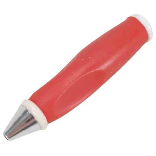 Pen Body, with Chrome Tip, White Ends