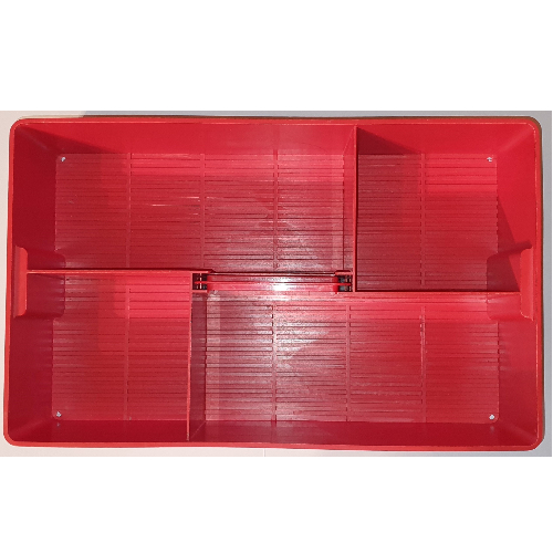 Storage Bin, Retractable Handle on Top, Reinforced Short Sides, Studs on Bottom - LEGO Logo Print