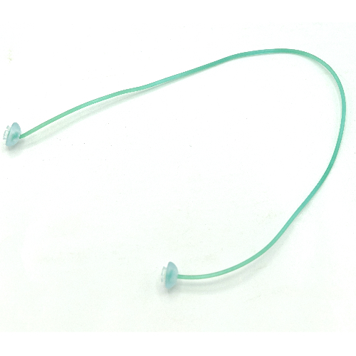 Clikits Cord, Jelly String, 240mm, Trans-Very Light Blue Caps