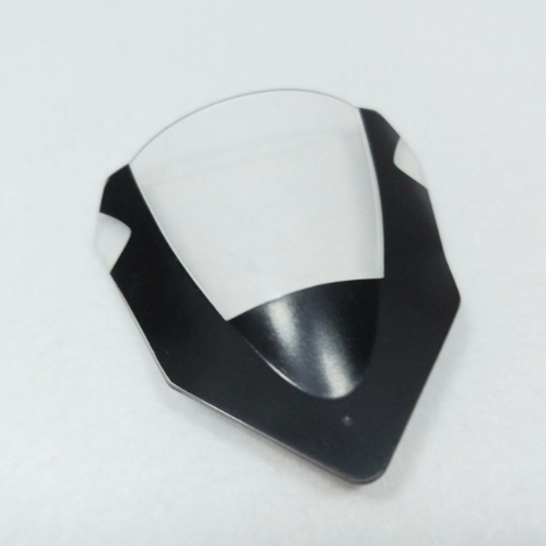 Windscreen 7 x 6 1/2 x 2 Motorcycle with Black Border print