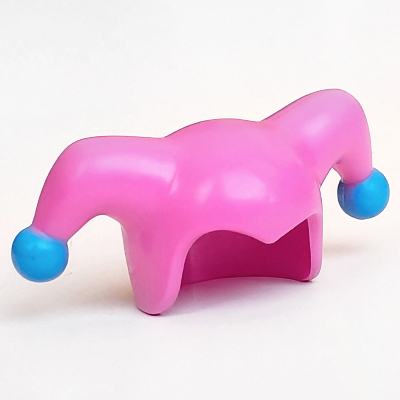 Jester's Cap with Dark Azure Poms Print