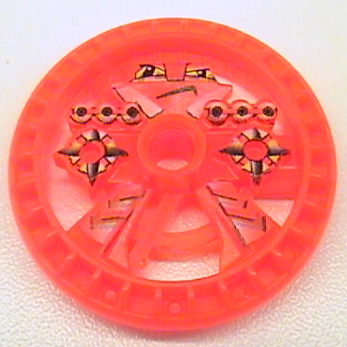 Technic Disc 5 x 5 Notched, Blazooka