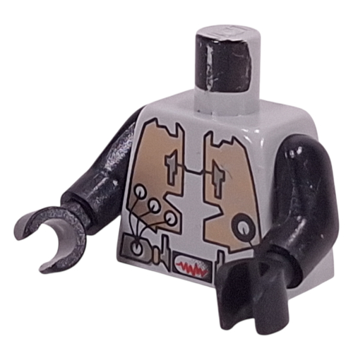 Torso Spacesuit with Belt Meter Print, Black Arms and Hands