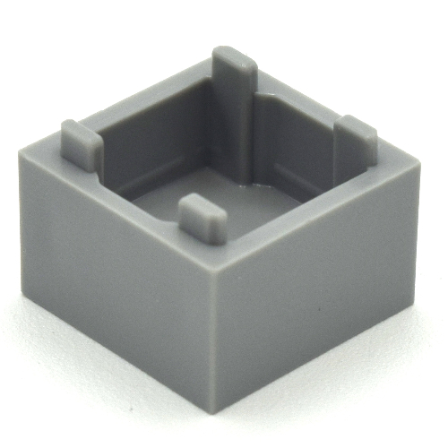 LEGO part Container Box 2 x 2 x 1 Internal Ridge [Plain]