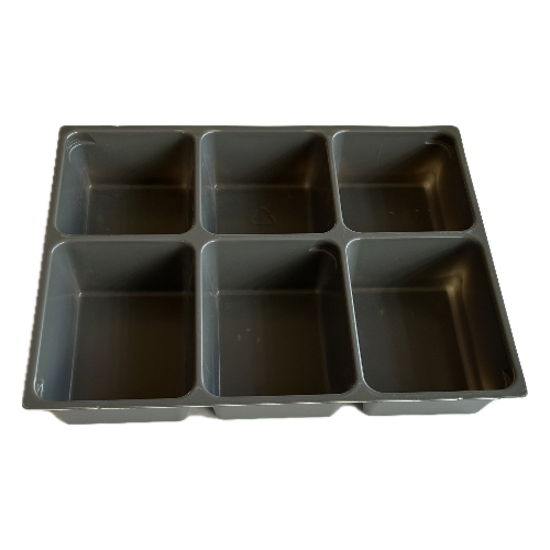 Storage / Sorting Tray, Six Compartment