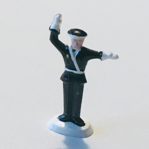 HO Scale Accessory Policeman One Hand Up