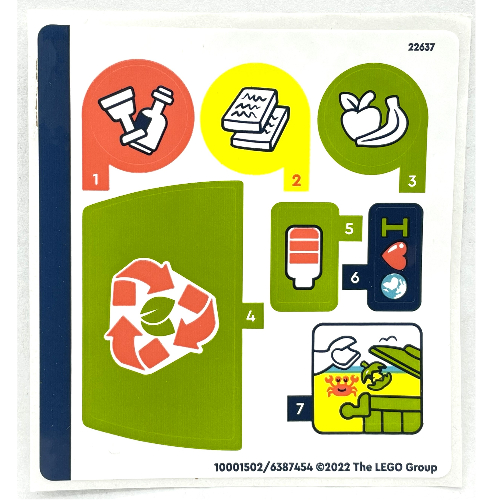 Image of part Sticker Sheet for Set 41712-1
