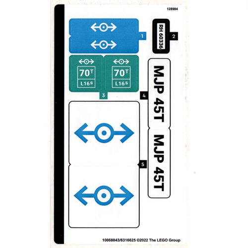 Image of part Sticker Sheet for Set 60336-1