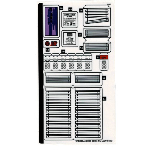 Image of part Sticker Sheet 2 for Set 21336-1