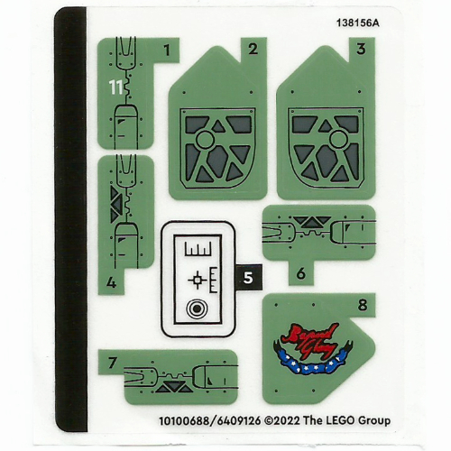 Image of part Sticker Sheet for Set 75571-1