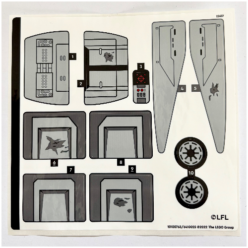 Image of part Sticker Sheet for Set 75337-1