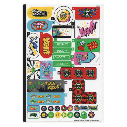 Sticker Sheet for Set 71461-1