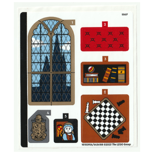 Image of part Sticker Sheet for Set 76409-1