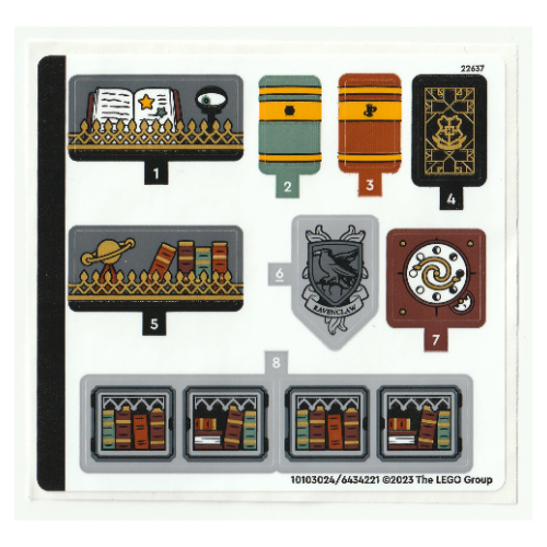 Image of part Sticker Sheet for Set 76411-1