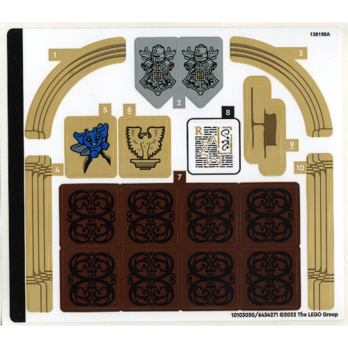 Image of part Sticker Sheet for Set 76413-1