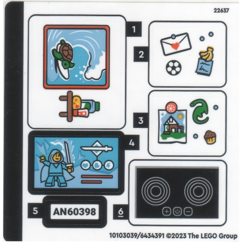 Image of part Sticker Sheet for Set 60398-1