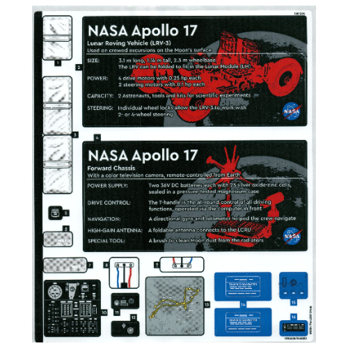 Sticker Sheet 1 for Set 42182-1