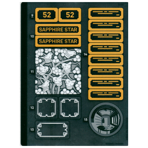 Sticker Sheet 2 for Set 21344-1 (Misprint)