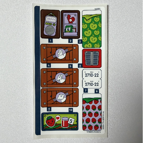 Sticker Sheet for Set 42617-1 [No Color/Any Color]