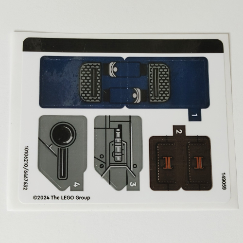 Sticker Sheet for Set 76282-1
