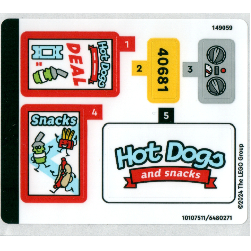 Sticker Sheet for Set 40681-1