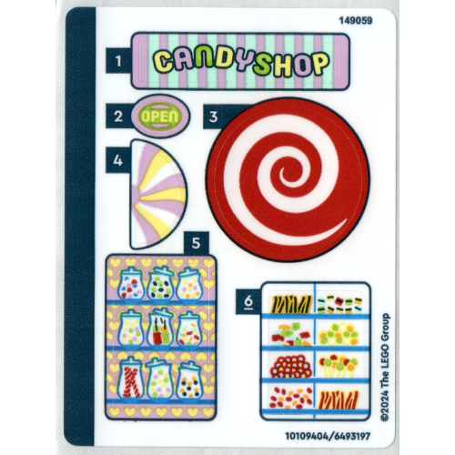 Sticker Sheet for Set 40692-1