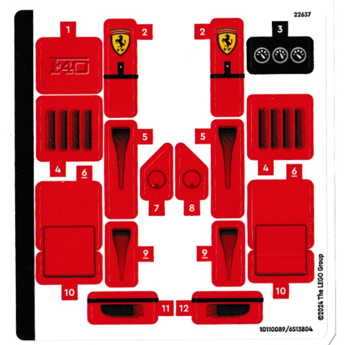 Image of part Sticker Sheet for Set 76394-1