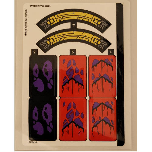 Sticker Sheet for Set 71832-1