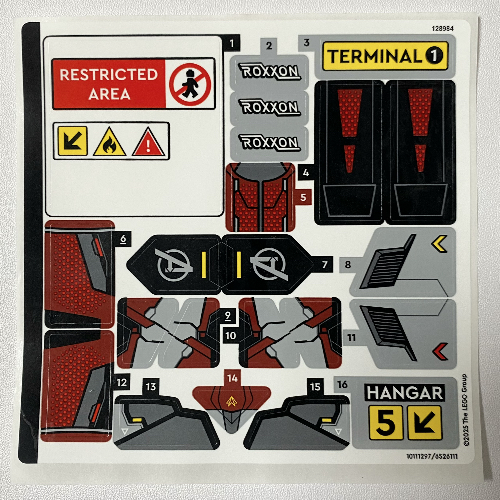 Sticker Sheet for Set 76314-1