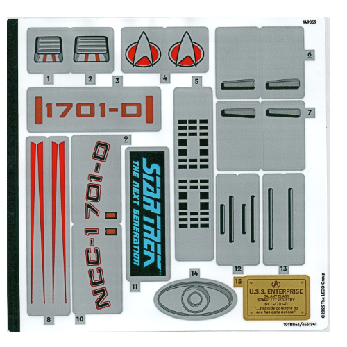 Sticker Sheet for Set 10356-1