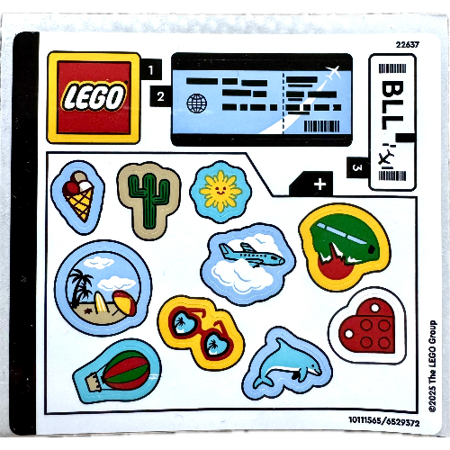 Sticker Sheet for Set 40817-1