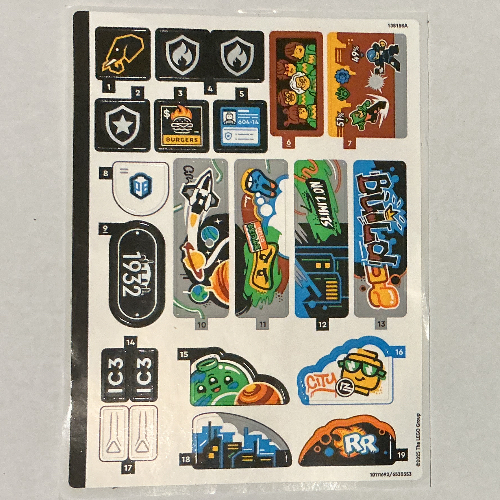 Sticker Sheet for Set 60473-1
