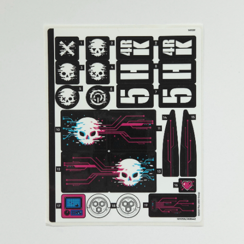 Sticker Sheet for Set 71500-1
