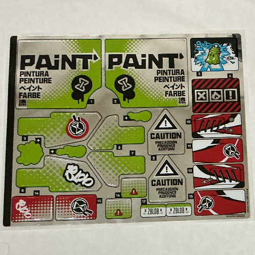 Sticker Sheet for Set 71499-1 [No Color/Any Color]