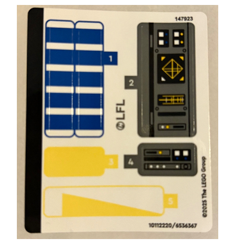 Sticker Sheet for Set 75399-1