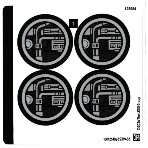 Sticker Sheet for Set 75426-1