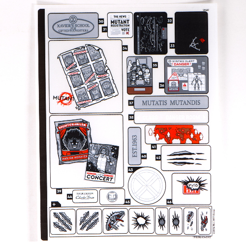 Sticker Sheet 2 for Set 76294-1