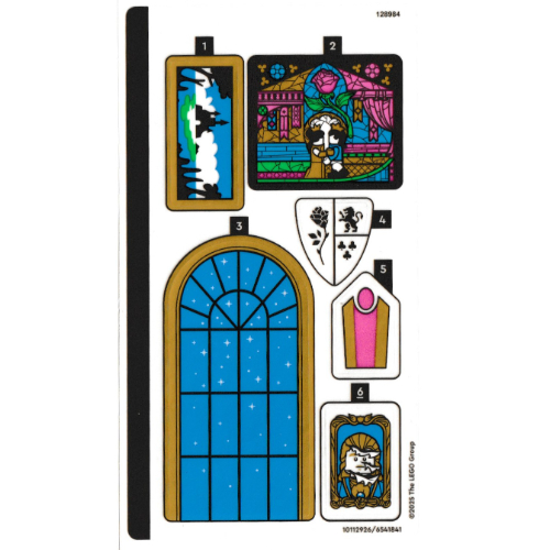 Sticker Sheet for Set 43263-1