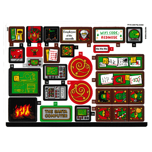 Sticker Sheet for Set 41843-1