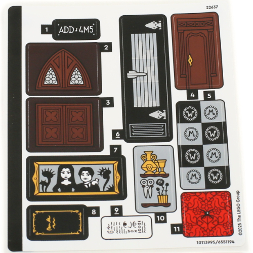 Sticker Sheet 1 for Set 76786-1