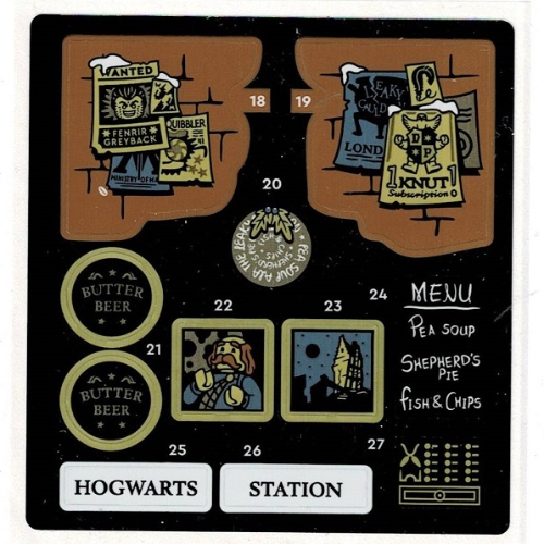 Sticker Sheet 2 for Set 76457-1